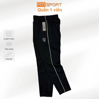 Quần Thể Thao 1 Viền Màu, Co Giãn 4 Chiều Sport Big Size Lao Động Chống Nắng