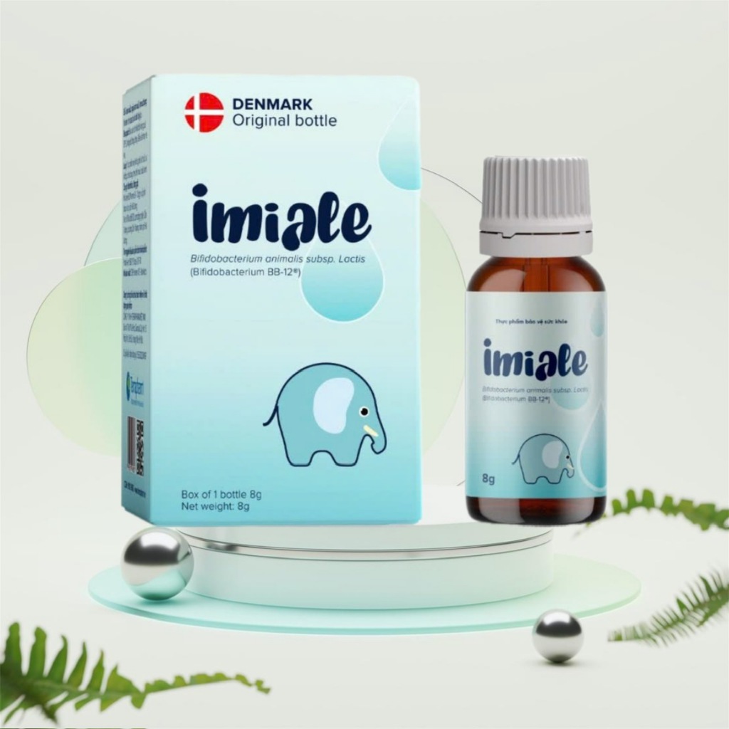 Men vi sinh IMIALE cho trẻ đi ngoài phân sống, phân lỏng, trẻ sôi bụng, đi ngoài có mùi chua, có bọt