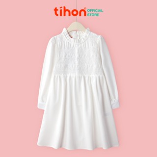 Váy cho bé gái TIHON cao cấp phong cách tiểu thư điệu đà cho trẻ từ 3 đến 14 tuổi VT0750822