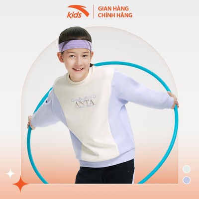 Áo sweater bé gái Anta Kids 3624C7708