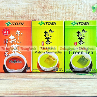  Trà Xanh túi lọc ITOEN Nhật Bản  20 túi  40G | Green Tea Matcha Genmaicha Hojicha 