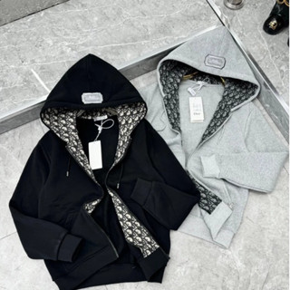 Áo Khoác Nỉ,Áo Khoác Hoodie Nam Đì O Thêu Logo Vuông Trên Mũ Siêu Chất - Áo Khoác Hoodie Nam Nữ Dệt Logo 2024