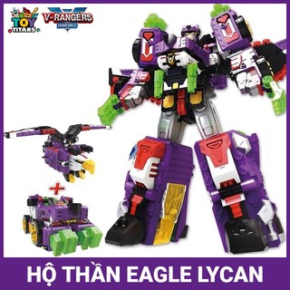  MINIFORCE V Robot Hộ thần đại bàng bạo sói Eagle Lycan - Biệt đội siêu nhân nhí 