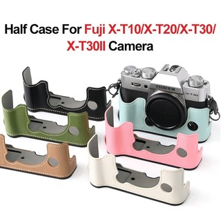  Halfcase-bao da cho máy ảnh Fujifilm XT10 XT20 XT30 XT30II Vỏ bảo vệ 