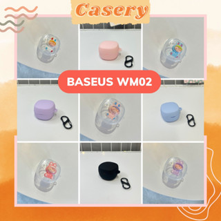 Ốp tai nghe Baseus WM02 Trong suốt Silicon nhựa TPU bảo vệ tai nghe không dây bluetooth