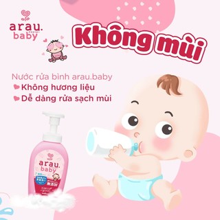 Nước rửa bình sữa Arau 450ml (túi)- Nước rửa bình cho bé
