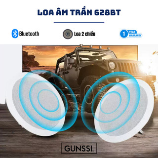  Loa âm trần hai chiều GUNSSI 628BT kết nối Bluetooth. Dùng cho phòng họp trung tâm thương mại,... 
