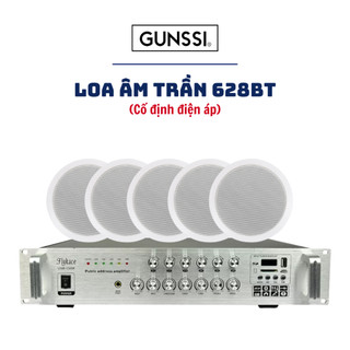  Loa trần Bluetooth GUNSSI 628BT điện áp cố định  sử dụng amply  dùng cho spa cửa hàng quán ăn ... 