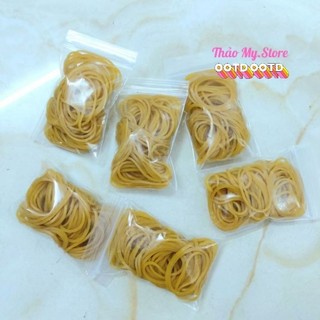 Thun Cột Tóc Cao Su Vàng Bịch nhỏ 13g
