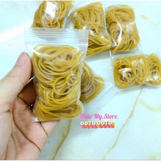 Thun Cột Tóc Cao Su Vàng Bịch nhỏ 13g