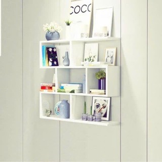 Kệ sách treo tường 80cm_80cm_20cm gỗ MDF lõi xanh dày 18mm