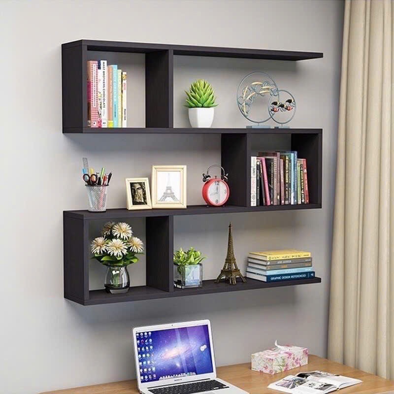 Kệ sách treo tường 80cm_80cm_20cm gỗ MDF lõi xanh dày 18mm