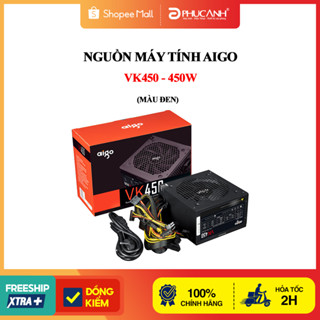  Nguồn máy tính AIGO VK450 - 450W  Màu Đen  