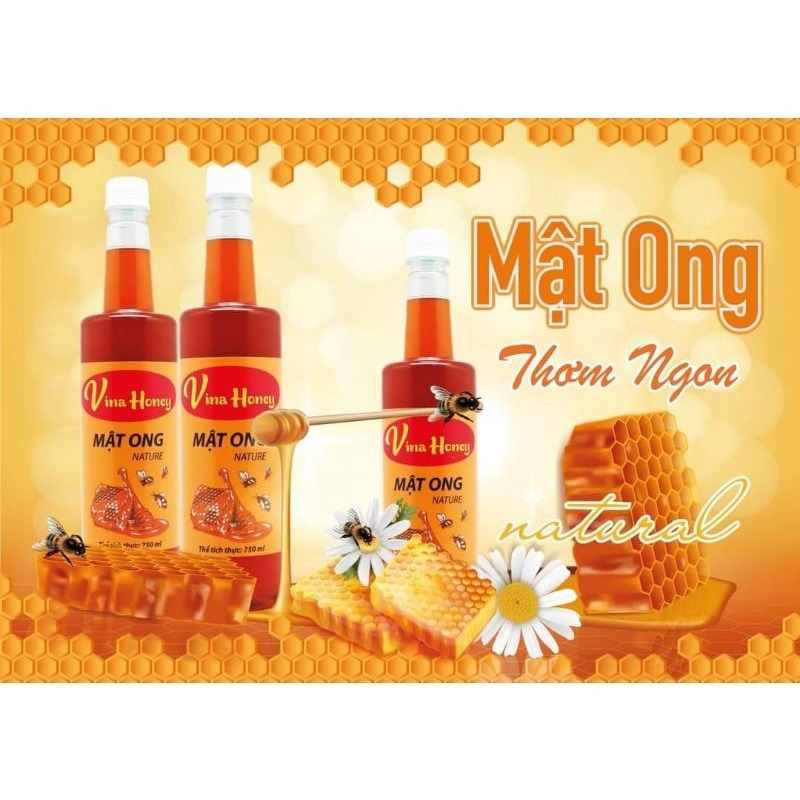 Mật ong pha chế chai 750ml