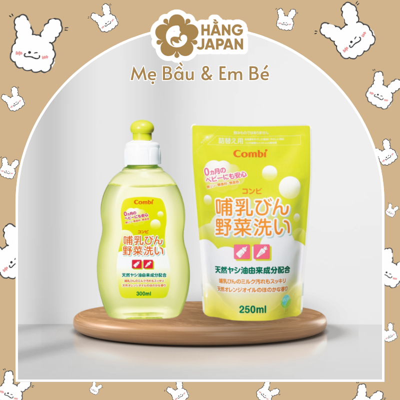 Nước rửa bình sữa Combi Nhật Bản: đậm đặc