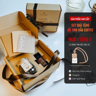  Set Tinh Dầu Cà Phê Việt Nam Handmade Dawn Light giúp khử mùi làm sạch không khí thơm phòng làm quà tặng nam nữ 
