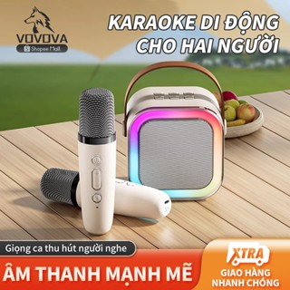 Mini Micro Karaoke Bluetooth - Loa Bluetooth Đa Năng Kèm Micro Chất Lượng Cao, Thiết Kế Sang Trọng, Âm Thanh Sống Động