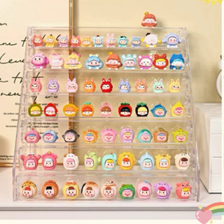 Kệ Hộp Khay Mini Đựng Mô Hình Đồ Chơi Túi Mù Hottrend, kệ hộp trong suốt 3 tầng, 4 tầng, 6 tầng