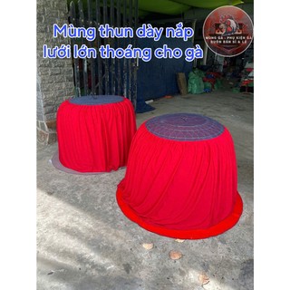 Mùng Gà 1m2 Vải Thun (Nắp Lưới May Lớn)