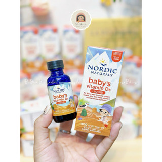  Vitamin D3 Baby's Nordic Naturals Tinh Khiết Cao Cấp 400 IU cho bé từ sơ sinh - Lọ 22.5ml - Hàng Mỹ NK   BW Store   