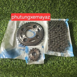 Nhông sên dĩa ráp cho xe future FI 125,Wave RSX,RS,sên 9li 114-36-108.
