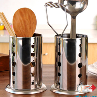 Ống Đựng Đũa Bằng Thép Hình Apple, Tròn Inox không Gỉ