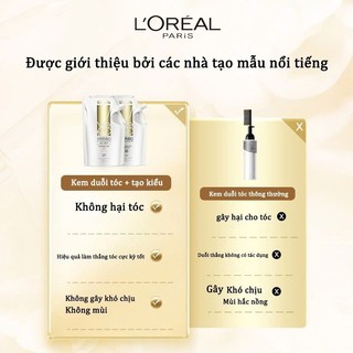Kem duỗi tóc LOREAL X-TENSO , điều chỉnh protein mà không làm hư tóc 400ml*2