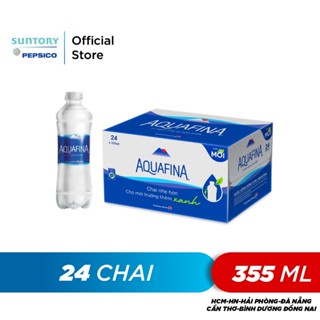 Thùng 24 Chai Nước tinh khiết Aquafina (355ml/chai)