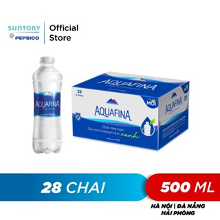 Thùng 28 Chai Nước tinh khiết Aquafina (500ml/chai)