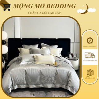 BỘ CHĂN GA CAO CẤP, Bộ chăn ga Cologne Gấm Tencel 2024 bóng mịn mà mềm mại, sang trọng mà tinh tế