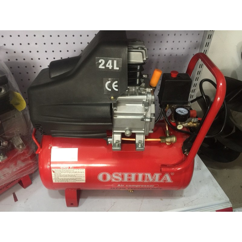 Máy nén khí trực tiếp Oshima 9 lít nhanh- Máy nén khí có dầu oshima 9L