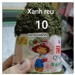 Len bông xù  cuộn 50g