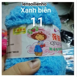 Len bông xù  cuộn 50g