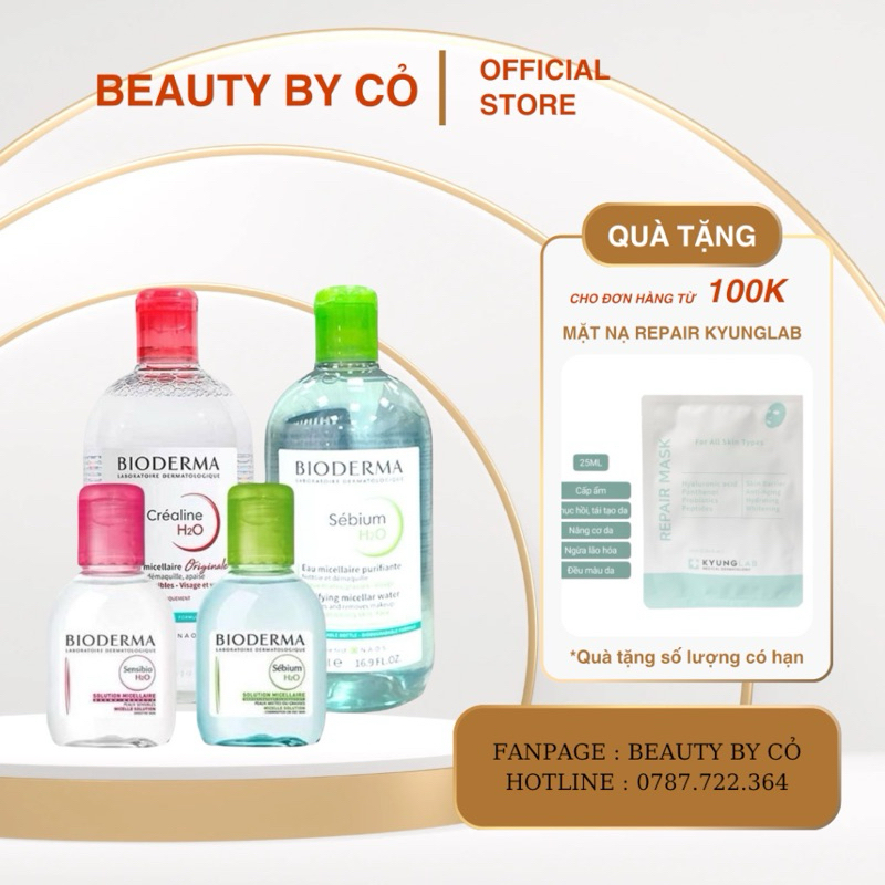 Tẩy Trang BIODERMA PHÁP 100ml/ 500ml