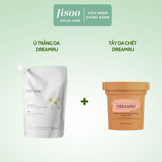 Combo Ủ Tắm Trắng Da DreamRu Tặng Kèm Tẩy Da Chết DreamRu