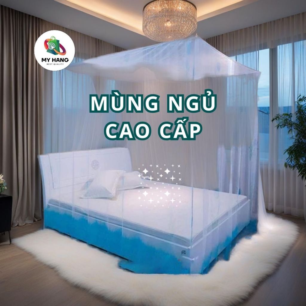 Mùng (màn) ngủ Cao Cấp hoa văn trang nhã, đủ size theo yêu cầu Màn ngủ Mùng ngủ Mỹ Hằng shop