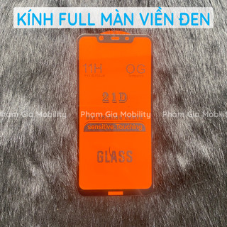 Kính cường lực Nokia 8.1/ Nokia X7 Full Màn Hình Viền Đen và Trong Suốt Ko Full Tai Thỏ cao cấp, bền đẹp