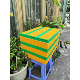 Thùng xốp giữ nhiệt 60cmx45cmx38cm đa năng đựng đá hải sản hoa quả đựng đồ trồng cây nuôi cá [hộp xốp]