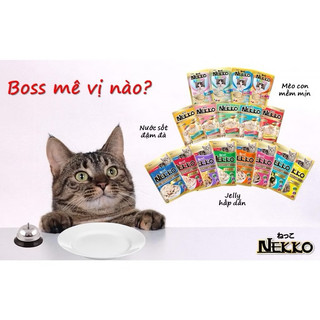 [Combo 5 gói] Pate Nekko gói 70g cho mèo