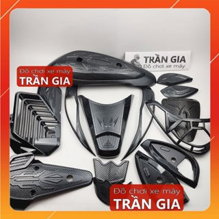 Combo full phụ kiện Carbon gắn xe SH MODE năm 2020 2021 2022 2023 2024 2025 ốp trang trí đầy đủ cacbon Sh nữ Sh Mo