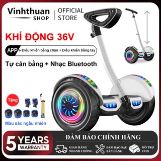 Xe cân bằng thế hệ mới Thời gian sử dụng 36V Điều khiển đa năng Điều khiển bằng tay/chân/App + Nhạc Bluetooth,10 inchLốp