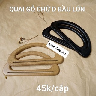 Quai gỗ túi xách size lớn