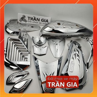 Combo full phụ kiện xi crom gắn xe SH MODE năm 2020 2021 2022 2023 2024 2025 ốp trang trí đầy đủ xi inox Sh nữ Sh Mode