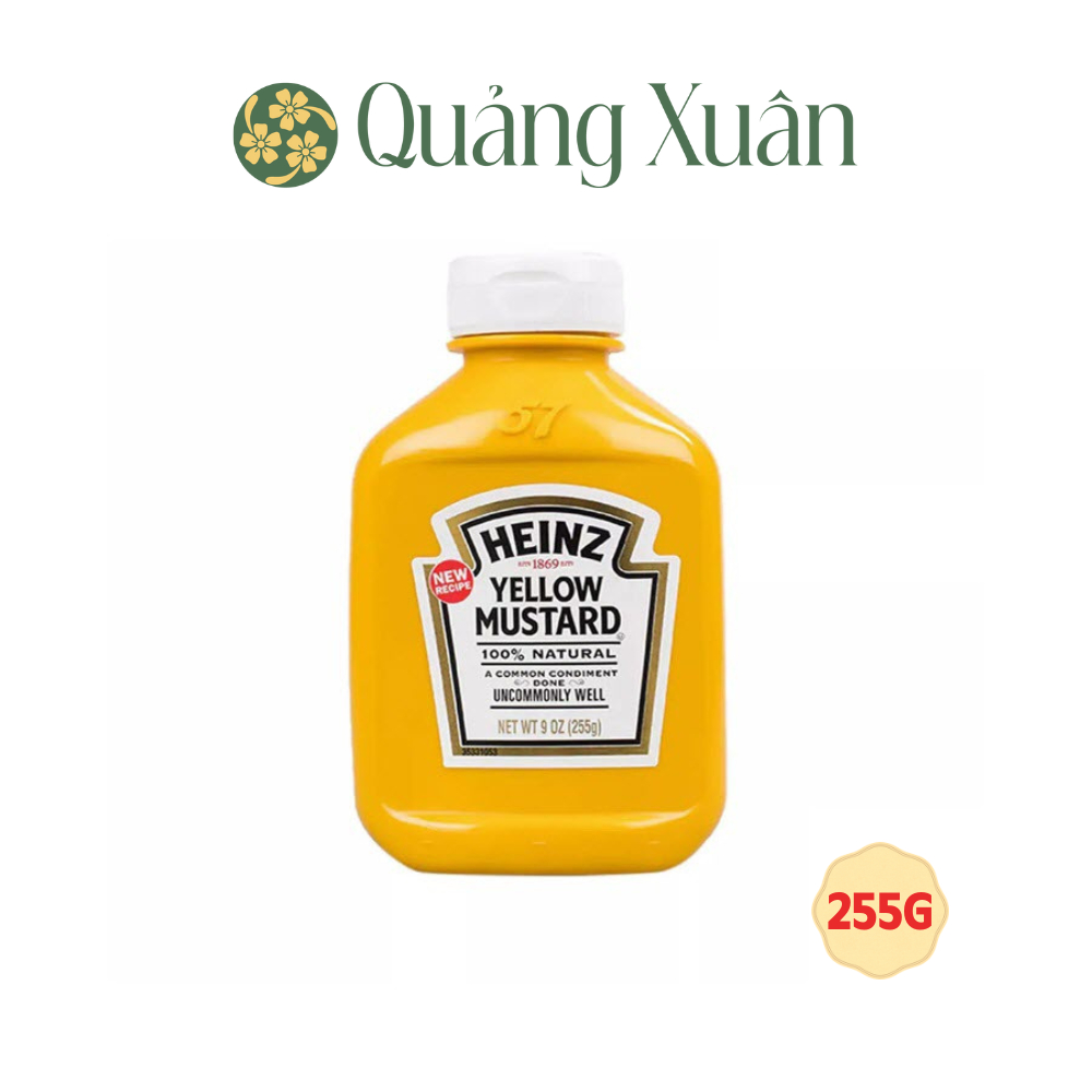 Mù Tạc Màu Vàng HEINZ - Heinz Yellow Mustard [HSD: 03/2027]