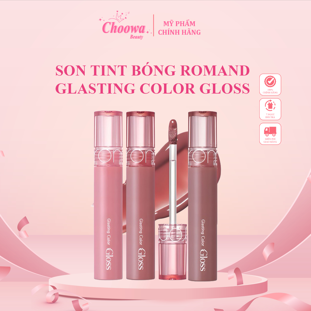 Son tint bóng Romand Glasting Color Gloss 4g