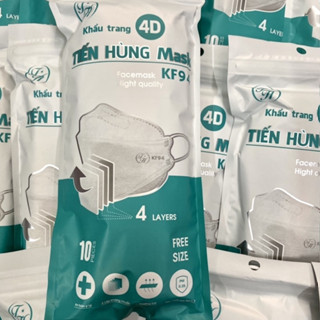 Khẩu trang kf94 Tiến Hùng 4 lớp kháng khuẩn  Thùng 300 cái  