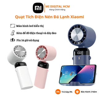 Quạt Tích Điện Nén Đá Lạnh Xiaomi Youpin Losky LT-S3213, Nhỏ Gọn Cầm Tay, Pin Trâu 3600mAh, Có Đế Giữ Điện Thoại