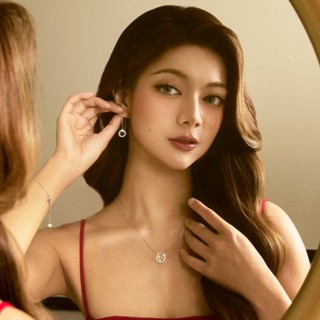  Curnon x Katleen LikeAKat Collaboration Collection - Bộ Sản Phẩm Vòng Tay Dây Chuyền Bông Tai Nữ - Chất Liệu Brass 