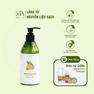 Dầu Xả Thảo Mộc Mộc An Chiết Xuất Từ Tinh Dầu Vỏ Bưởi Giảm Gãy Rụng Và Phục Hồi Tóc Hiệu Quả 300g