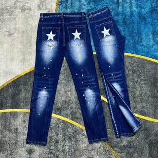  Quần jean nam co giãn chất bò skinny cao cấp phối logo ngôi sao túi mẫu mới_AX STORE 